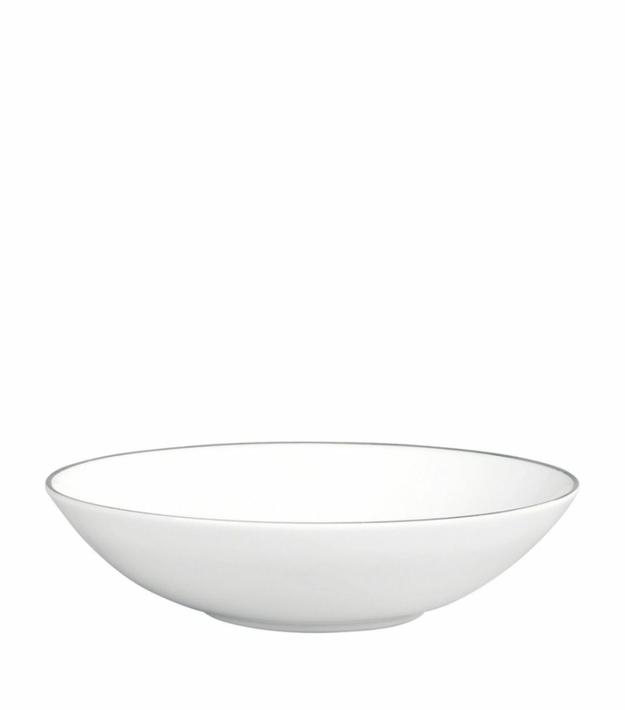 Home & Furniture * | Wedgwood + Jasper Conran Platinum Pasta Bowl (24Cm) White Bowls