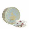 Home & Furniture * | Wedgwood Cuckoo Teacup And Saucer Green Tea Cups & Saucers