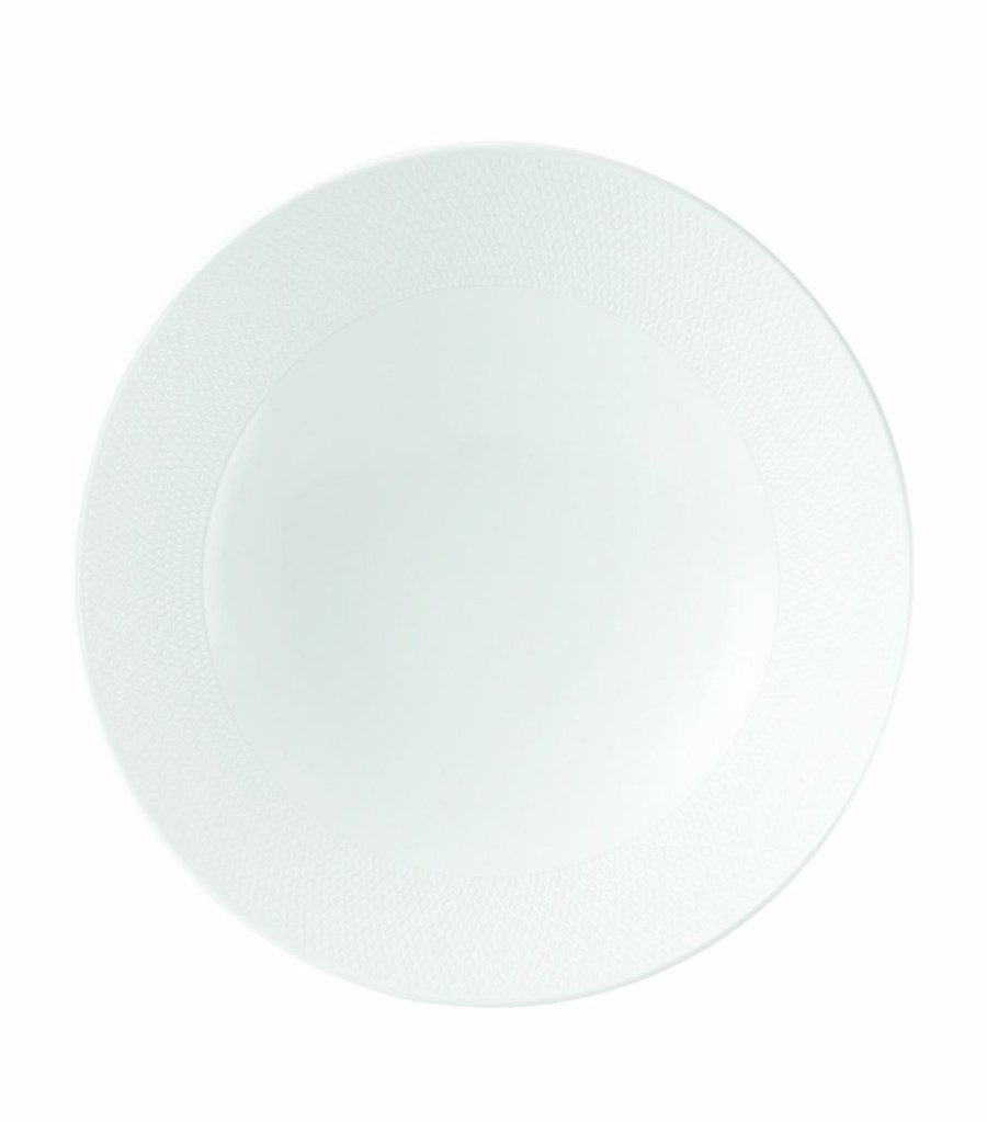 Home & Furniture * | Wedgwood Gio Serving Bowl (28Cm) White Serving Bowls