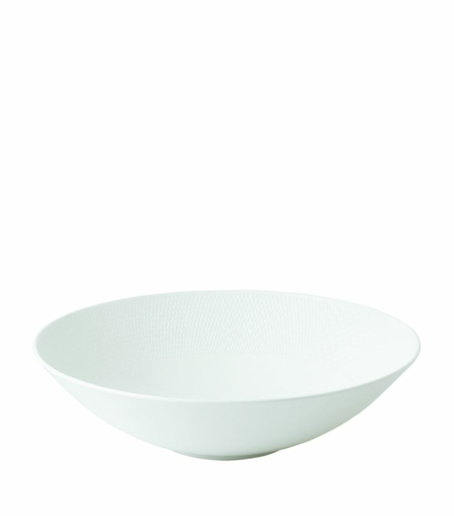 Home & Furniture * | Wedgwood Gio Serving Bowl (28Cm) White Serving Bowls