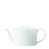 Home & Furniture * | Wedgwood Gio Pattern Teapot White Teapots