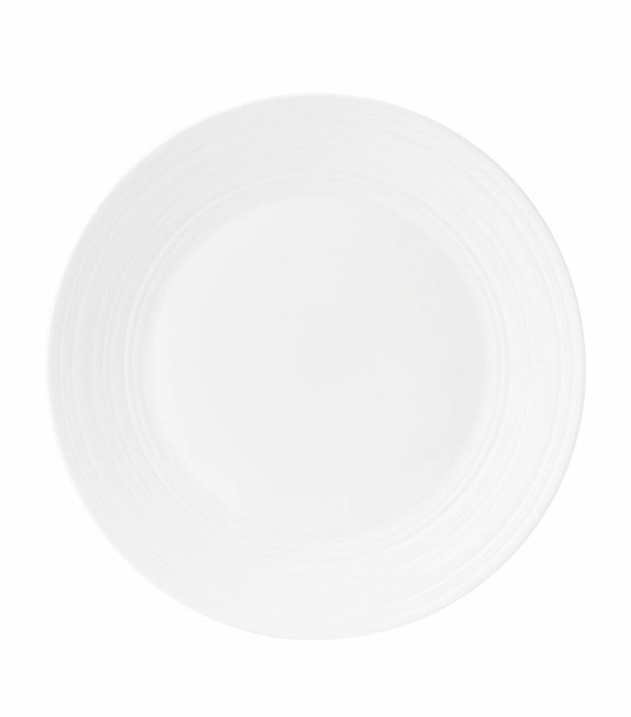 Home & Furniture * | Wedgwood White Strata Plate (27Cm) Plates