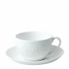 Home & Furniture * | Wedgwood Wild Strawberry White Teacup And Saucer Tea Cups & Saucers