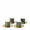 Home & Furniture * | Wedgwood Arris Espresso Cup And Saucer (Set Of 4) Brown Tea Sets