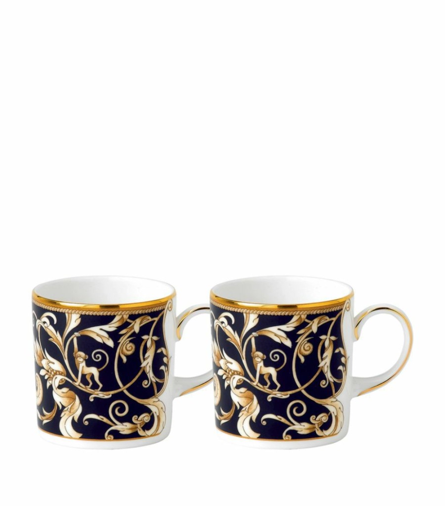 Home & Furniture * | Wedgwood Cornucopia Mugs (Set Of 2) Blue