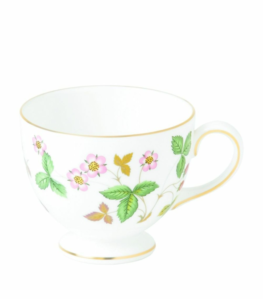 Home & Furniture * | Wedgwood Wild Strawberry Leigh Teacup Multi Tea Cups & Saucers