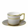 Home & Furniture * | Wedgwood Anthemion Grey Espresso Cup And Saucer Tea Cups & Saucers