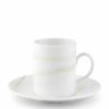 Home & Furniture * | Wedgwood Vera Wang Venato Imperial Cup And Saucer White Tea Cups & Saucers