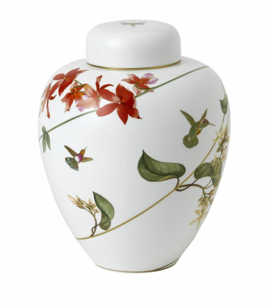 Home & Furniture * | Wedgwood Hummingbird Lidded Vase (25Cm) Multi Vases