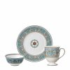 Home & Furniture * | Wedgwood Florentine Turquoise 3-Piece Dinner Set Blue Plates