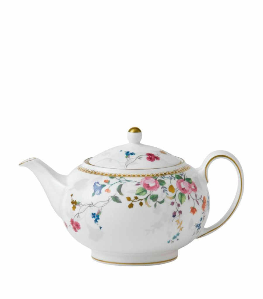 Home & Furniture * | Wedgwood Rose Gold Teapot Multi Teapots