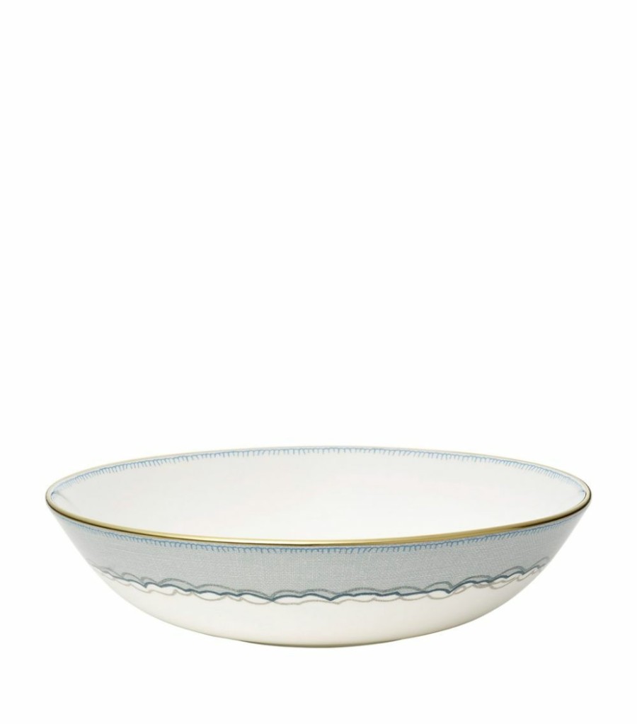 Home & Furniture * | Wedgwood + Kit Kemp Sailor'S Farewell Pasta Bowl (20.5Cm) Blue Bowls