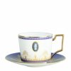 Home & Furniture * | Wedgwood Cameo Teacup And Saucer Blue Tea Cups & Saucers