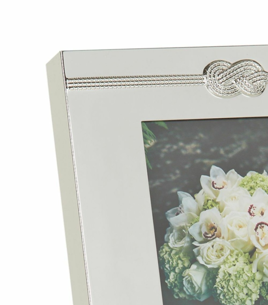 Home & Furniture * | Wedgwood Infinity Photo Frame (4 X 6 ) Silver Photo Frames