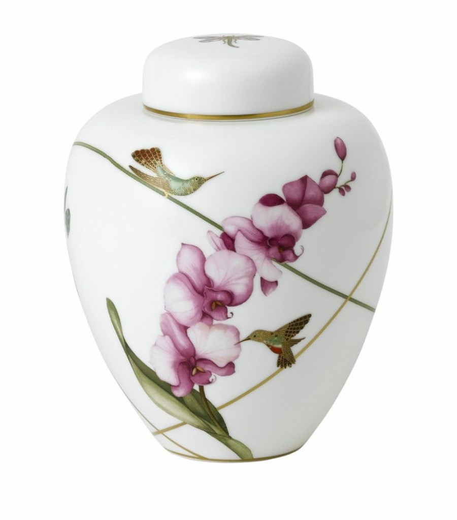 Home & Furniture * | Wedgwood Hummingbird Lidded Vase (15Cm) Multi Vases