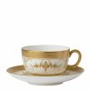 Home & Furniture * | Wedgwood Riverton Low Teacup Gold Dinnerware