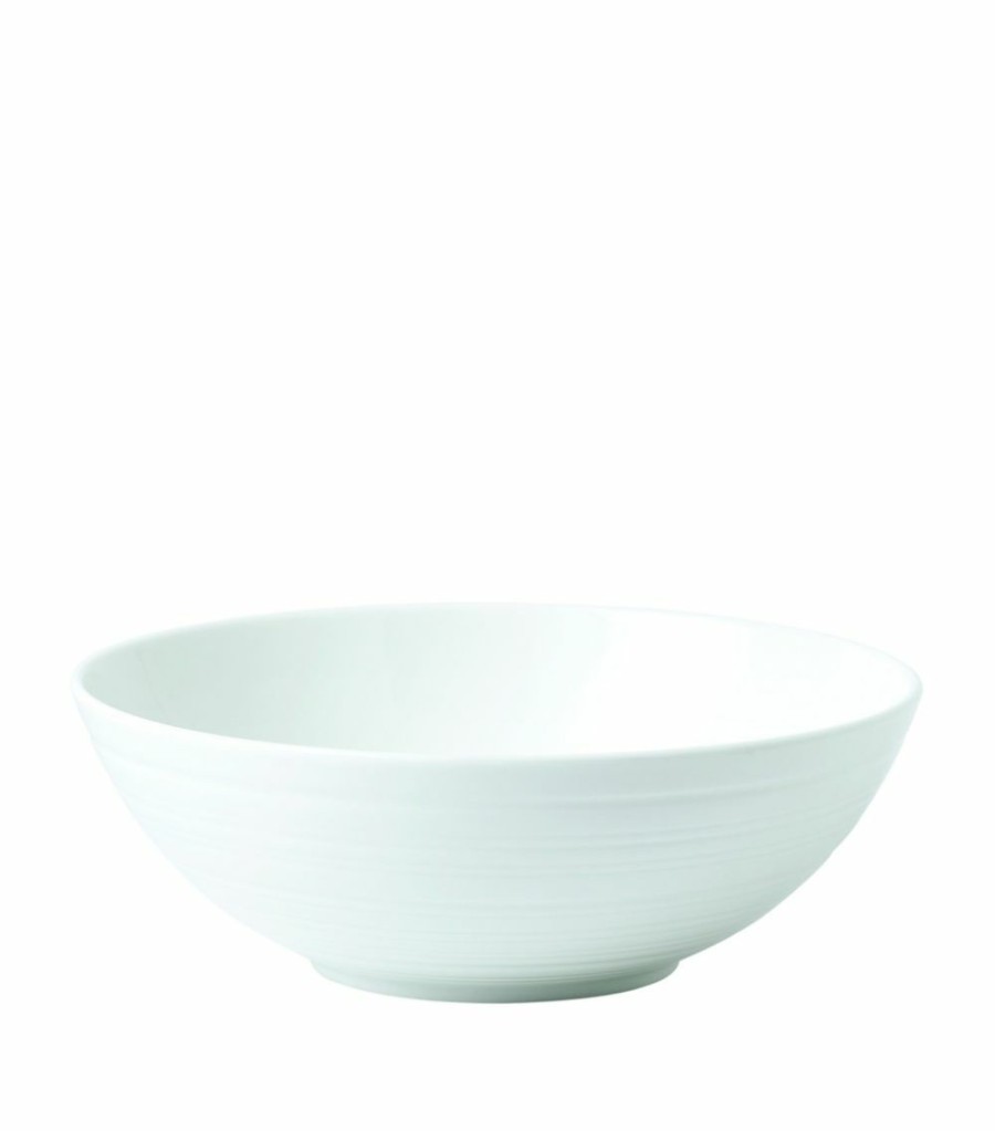 Home & Furniture * | Wedgwood Strata Cereal Bowl White Bowls