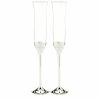 Home & Furniture * | Wedgwood Love Knots Toasting Flutes (Set Of 2) None Champagne Flutes