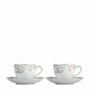 Home & Furniture * | Wedgwood Sweet Plum Teacups And Saucers (Set Of 2) Multi Tea Sets