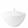 Home & Furniture * | Wedgwood White Covered Sugar Pot Serving Bowls