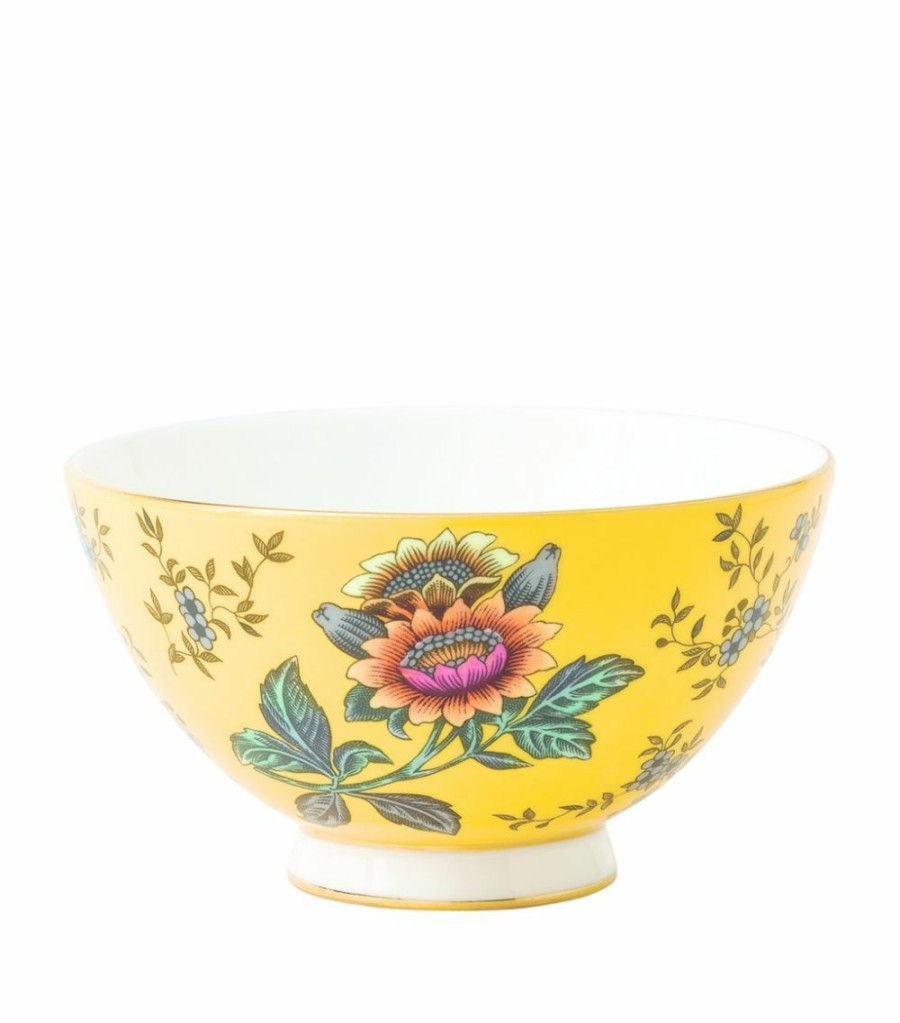 Home & Furniture * | Wedgwood Wonderlust Yellow Tonquin Gift Bowl Multi Bowls