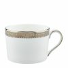 Home & Furniture * | Wedgwood Lace Platinum Teacup White Tea Cups & Saucers