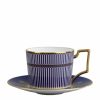 Home & Furniture * | Wedgwood Anthemion Blue Teacup Tea Cups & Saucers