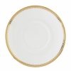 Home & Furniture * | Wedgwood Lace Gold Espresso Saucer White Tea Cups & Saucers