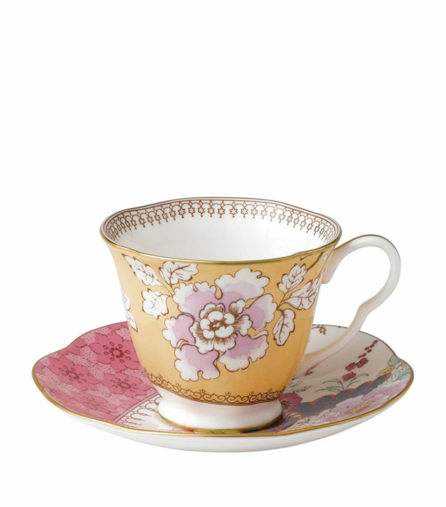 Home & Furniture * | Wedgwood Butterfly Bloom Teacup And Saucer Multi Tea Cups & Saucers