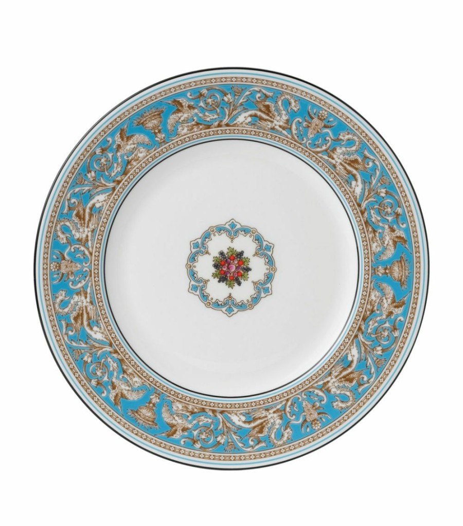 Home & Furniture * | Wedgwood Florentine Turquoise Plate (27Cm) Blue Plates