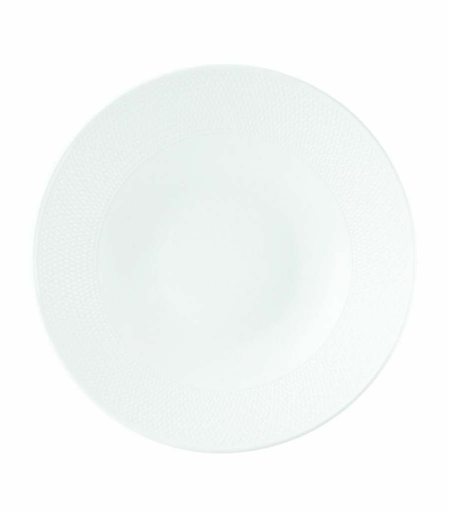 Home & Furniture * | Wedgwood Gio Pasta Bowl (25Cm) White Serving Bowls