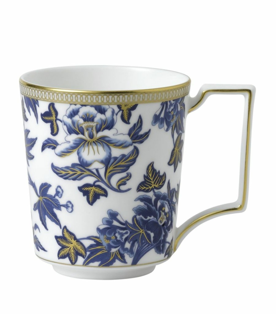 Home & Furniture * | Wedgwood Bone China Hibiscus Mug Blue Mugs