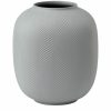 Home & Furniture * | Wedgwood Jasper Folia Rounded Vase (22.5Cm) Grey Vases