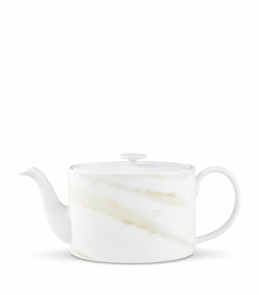 Home & Furniture * | Wedgwood Vera Wang Venato Imperial Beverage Pot White Teapots