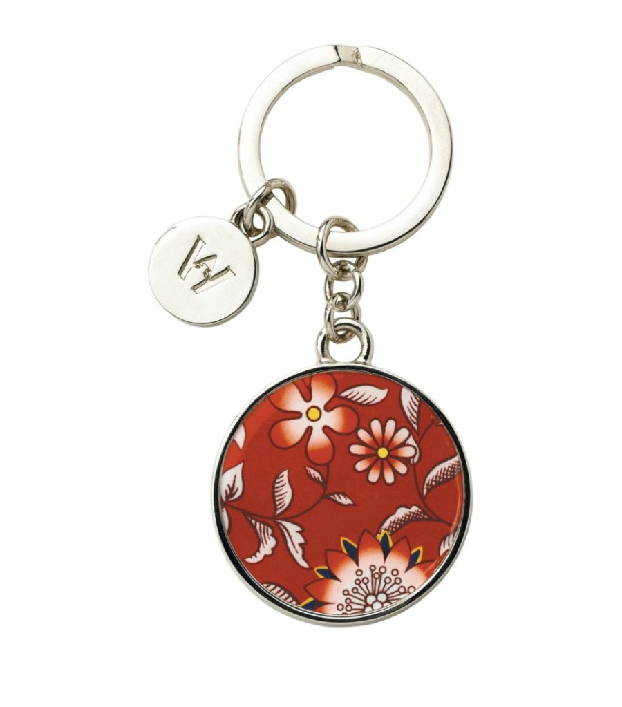 Women * | Wedgwood Crimson Jewel Keyring Multi Bag Accessories