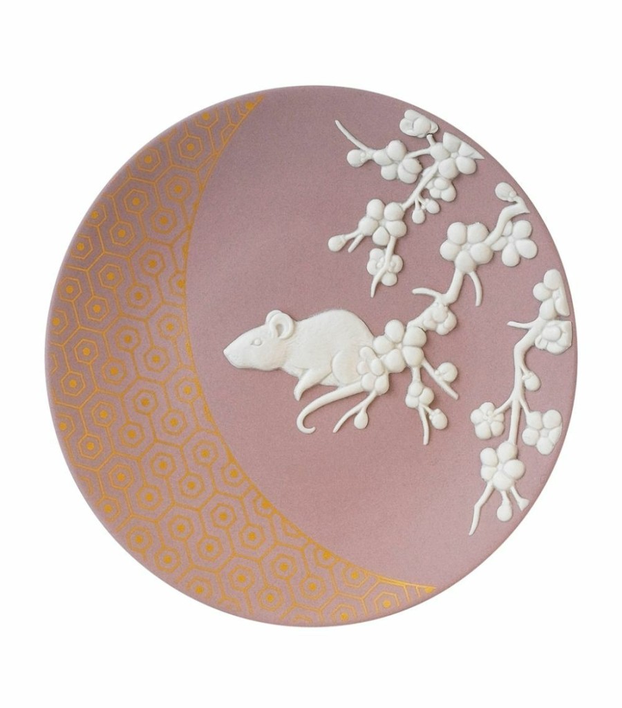 Home & Furniture * | Wedgwood Eto 2020 Ornamental Plate (12.5Cm) Pink Decorative Plates & Bowls