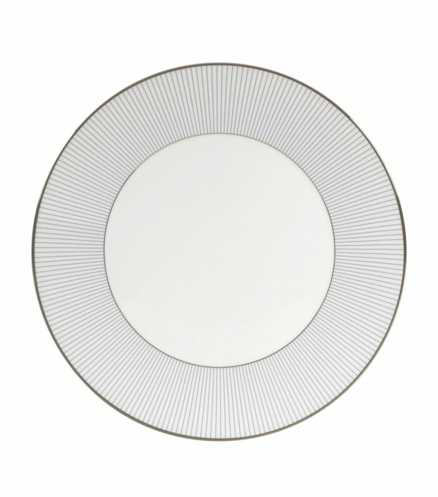 Home & Furniture * | Wedgwood Pin Stripe Plate (18Cm) White Plates