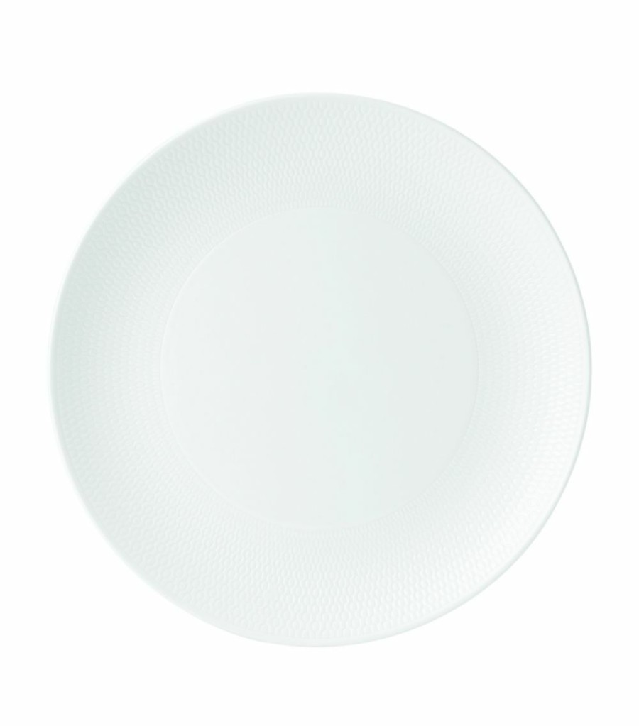 Home & Furniture * | Wedgwood Gio Dinner Plate (28Cm) White Plates