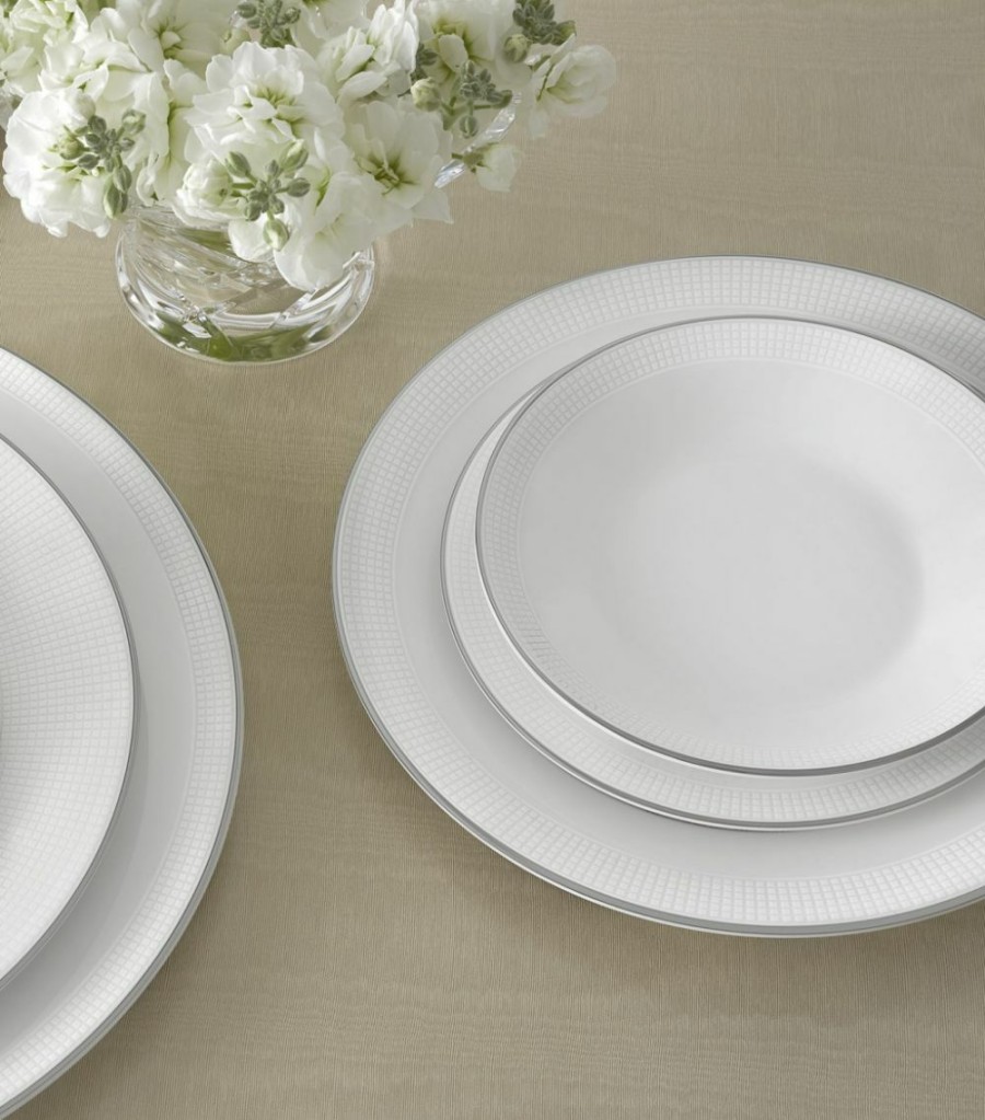 Home & Furniture * | Wedgwood Blanc Sur Blanc Plate (15Cm) White Plates