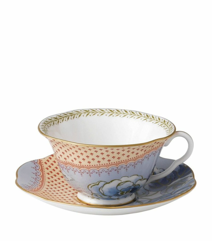 Home & Furniture * | Wedgwood Butterfly Bloom Teacup And Saucer Multi Tea Cups & Saucers