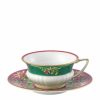 Home & Furniture * | Wedgwood Wonderlust Pink Lotus Teacup And Saucer Multi Tea Cups & Saucers