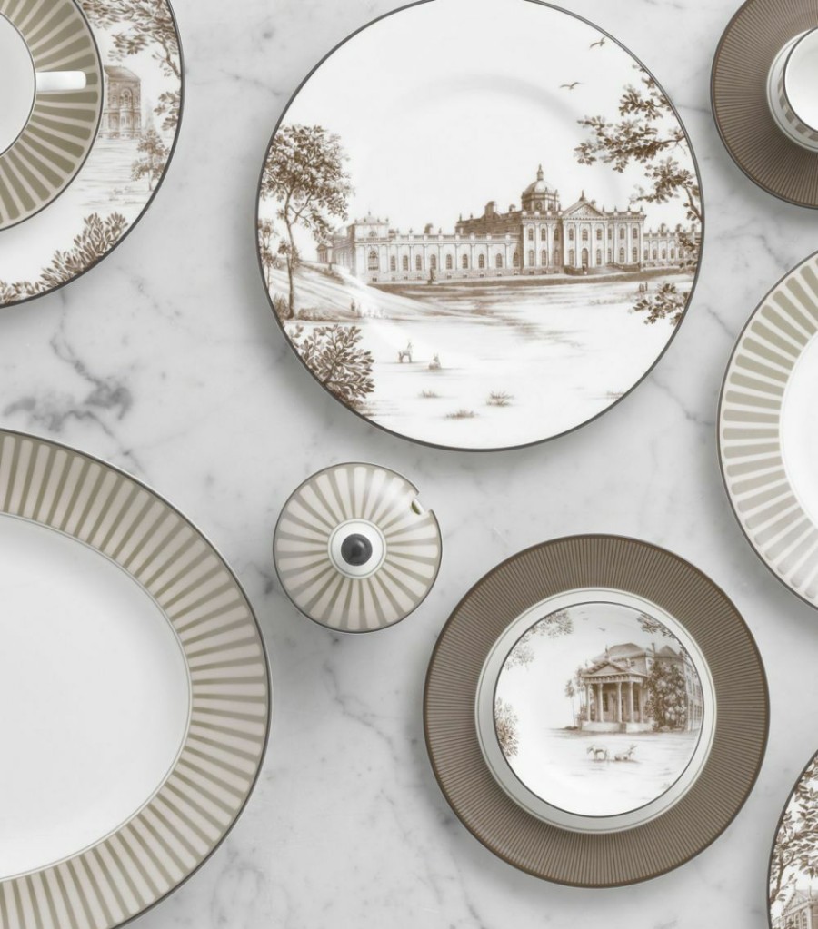 Home & Furniture * | Wedgwood Parklands Side Plate (20Cm) Grey Plates