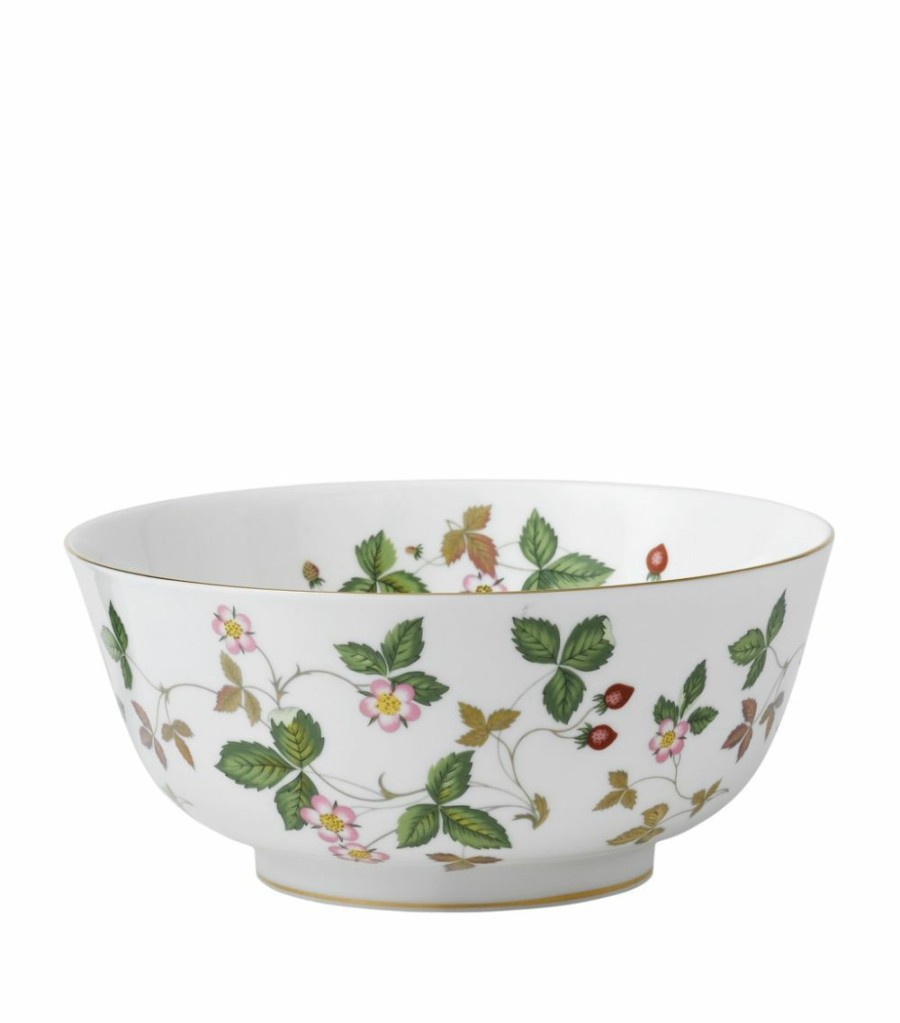 Home & Furniture * | Wedgwood Wild Strawberry Salad Bowl (25Cm) Multi Serving Bowls