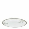 Home & Furniture * | Wedgwood Lace Oval Platter (35Cm) White Serving Plates