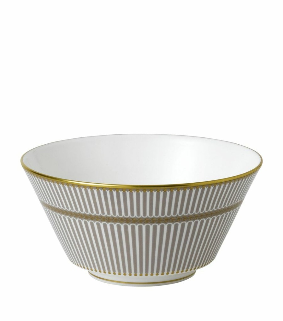 Home & Furniture * | Wedgwood Anthemion Grey Cereal Bowl (14Cm) Bowls