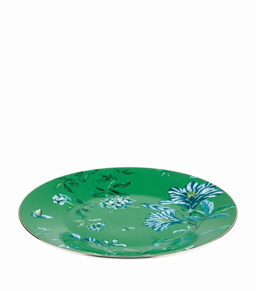 Home & Furniture * | Wedgwood Chinoiserie Plate (23Cm) Green Plates