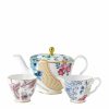 Home & Furniture * | Wedgwood Butterfly Bloom Teapot, Creamer And Sugar Bowl Set Multi Tea Sets