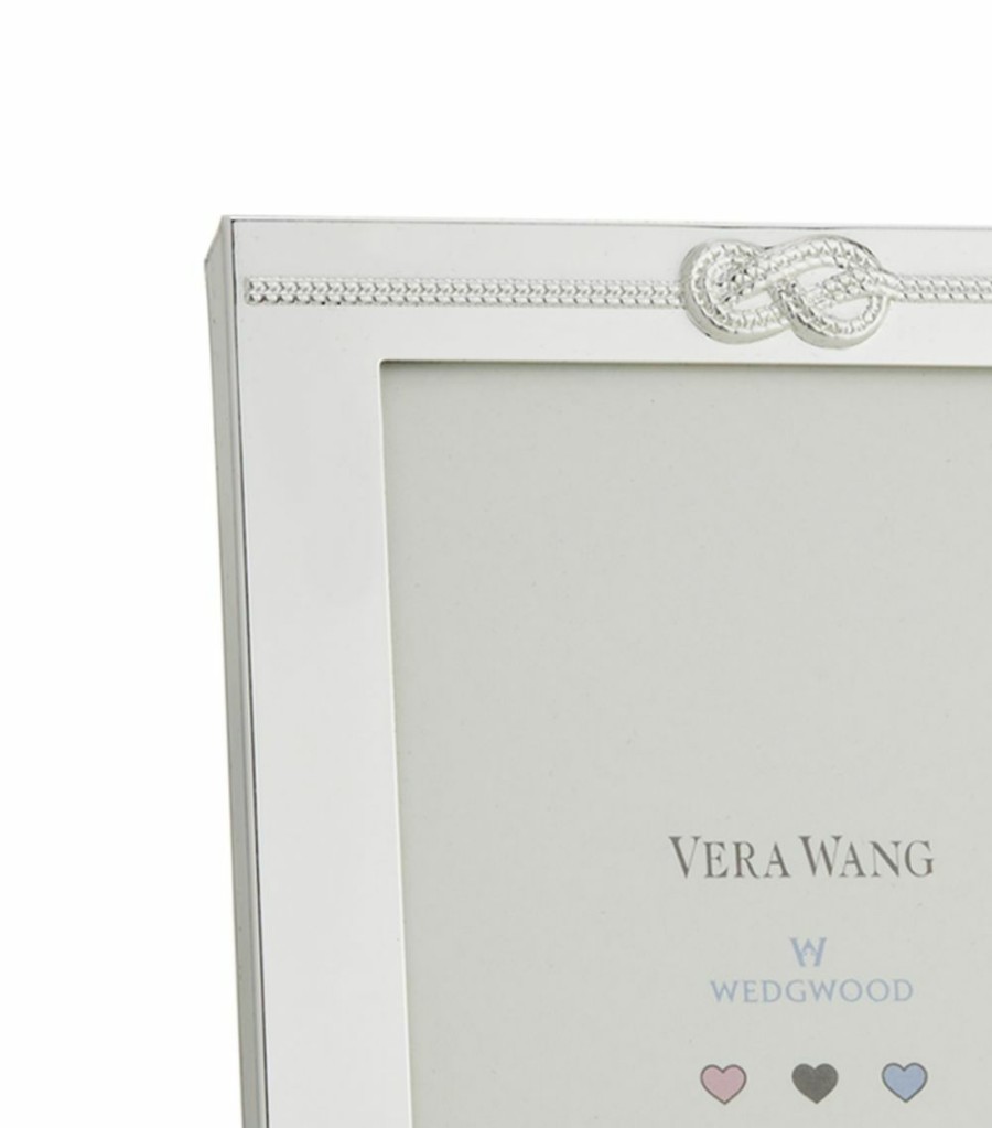 Home & Furniture * | Wedgwood Infinity Baby Photo Frame (4 X 6 ) Silver Photo Frames