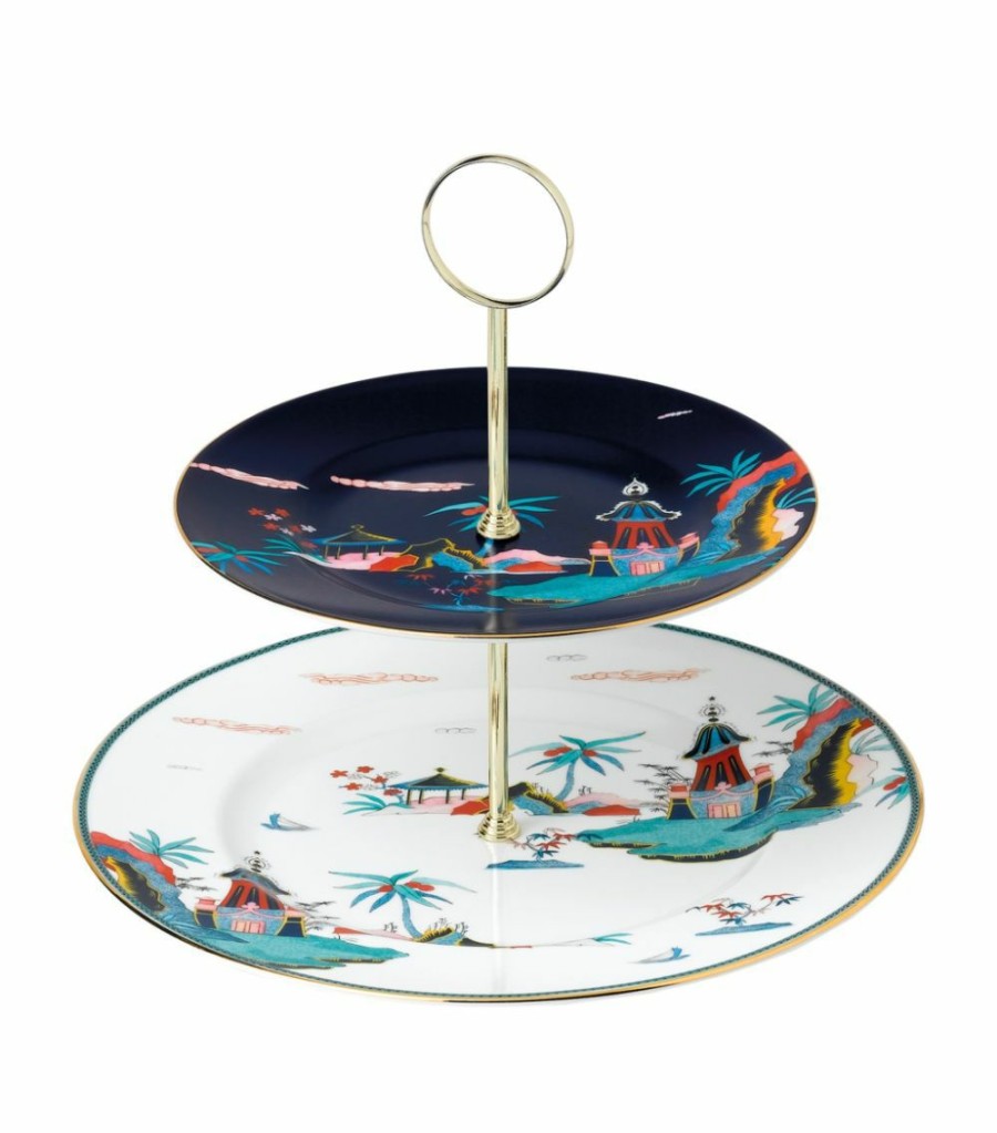 Home & Furniture * | Wedgwood Wonderlust Cake Stand Multi Cake Stands