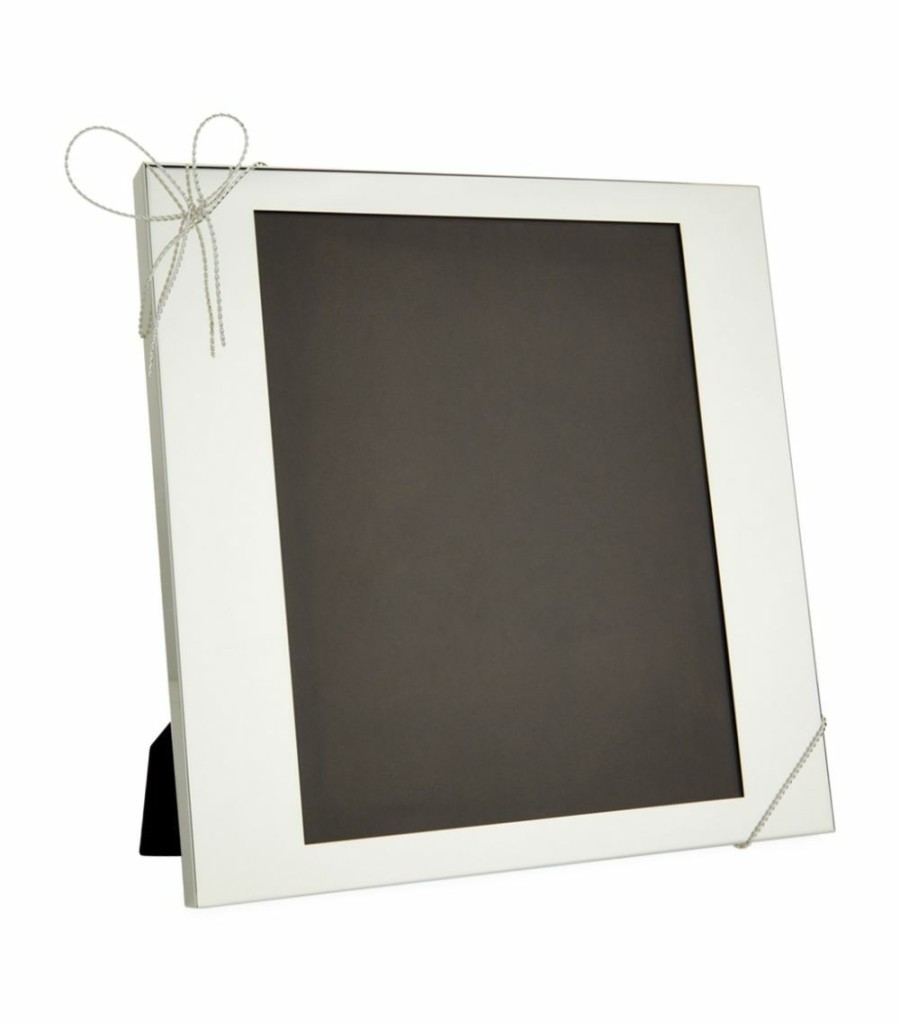 Home & Furniture * | Wedgwood Love Knots Photo Frame (8 X 10 ) Silver Photo Frames